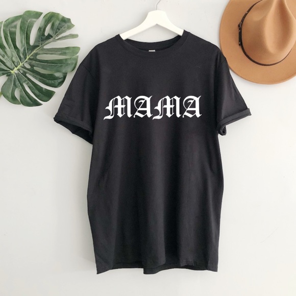 Tops - MAMA Shirt short sleeve tee shirt top Graphic S-5X